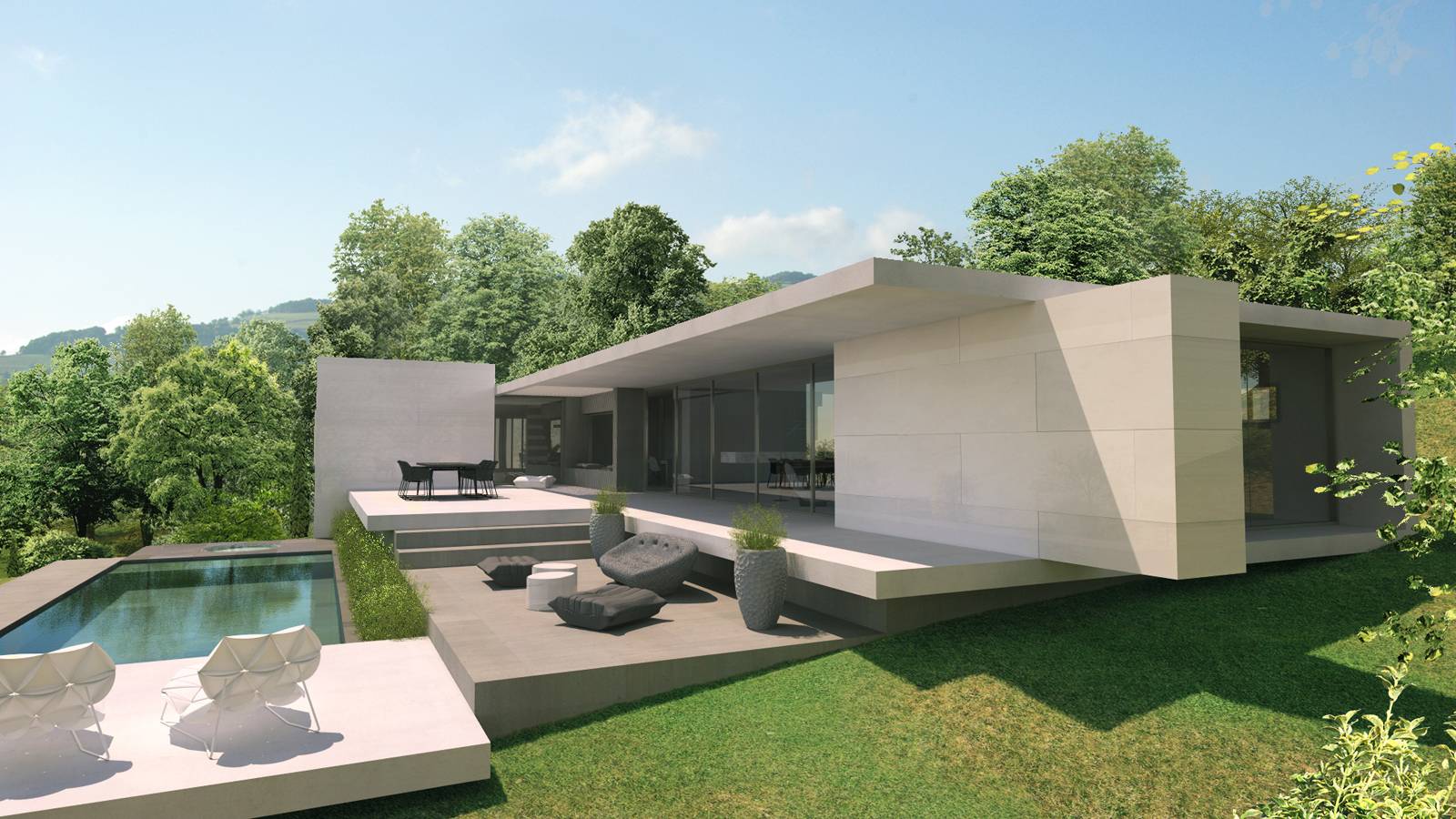 Maison d'architecte moderne g près de Lyon - Architecte ...