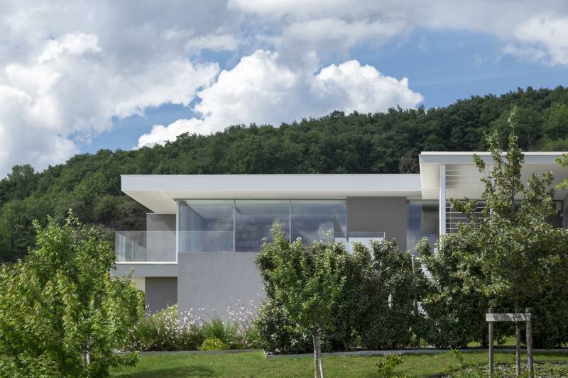maison contemporaine d'architectes à Saint-Cyr-au-Mont-d'Or près de Lyon