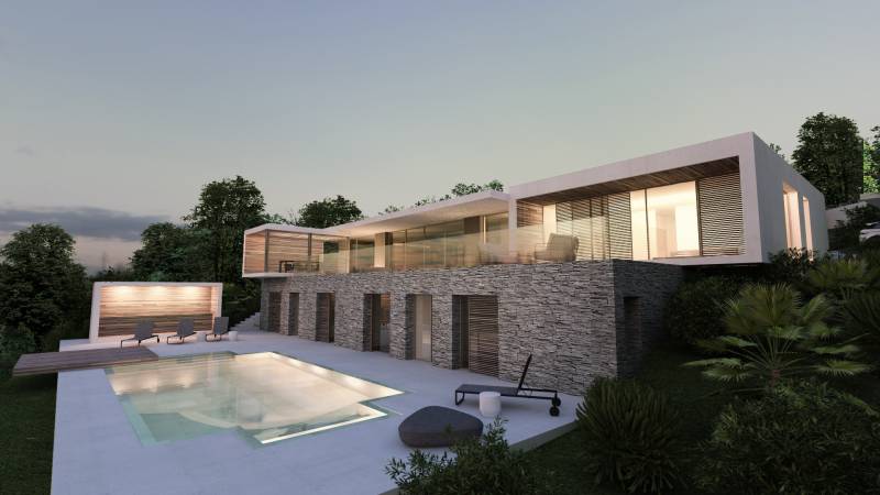 villa moderne et design à Grimaud