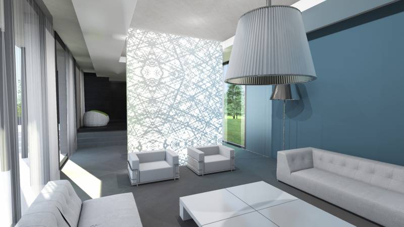intérieur design de maison contemporaine par architecte d'intérieur à Lyon