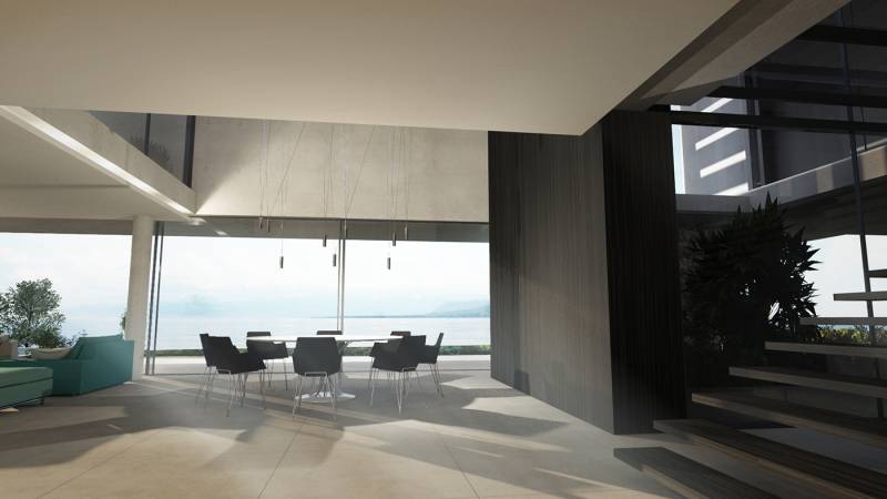 intérieur design de maison contemporaine par architecte d'intérieur à Lausanne