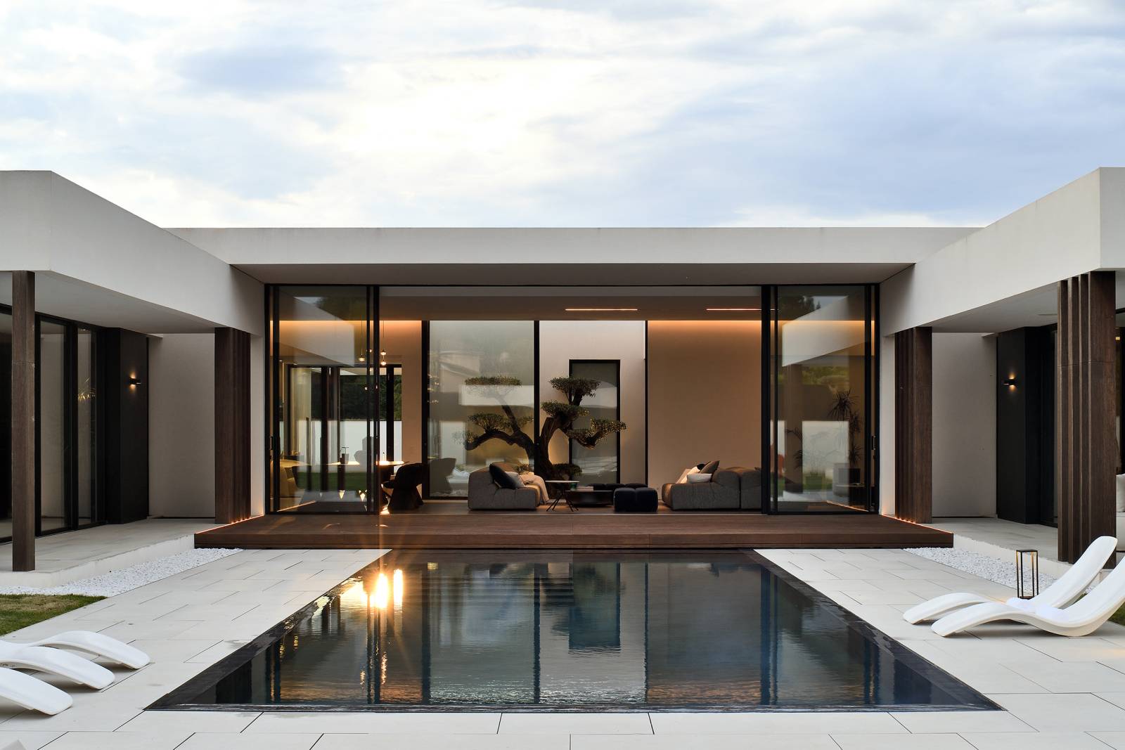 Villa béton et bois