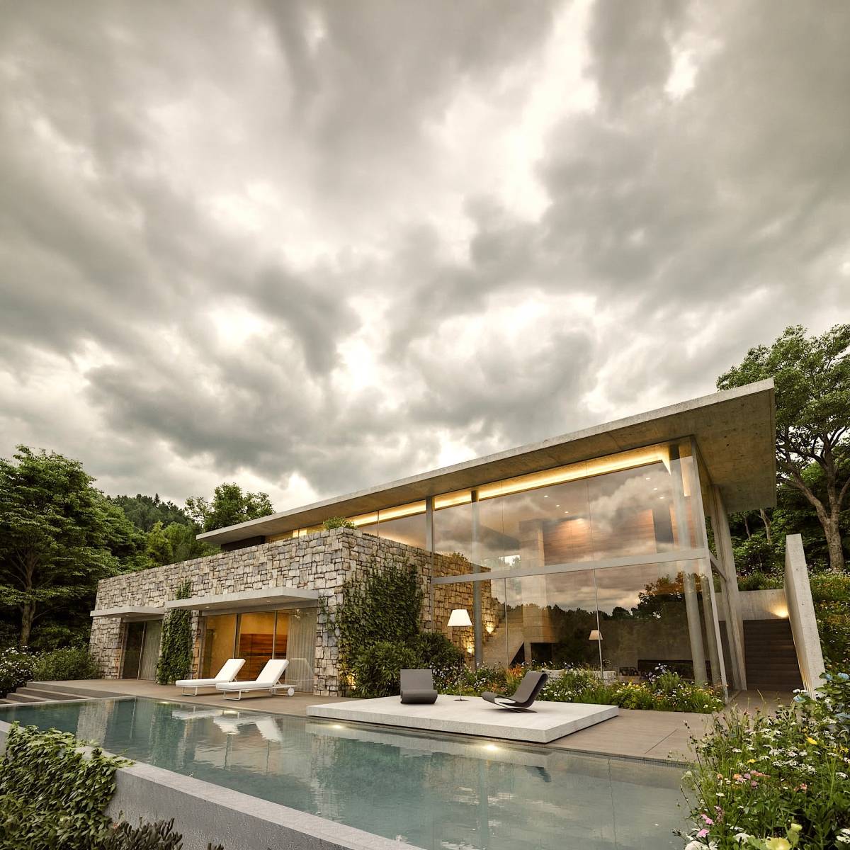 Maison contemporaine à Aix-les-Bains en Savoie