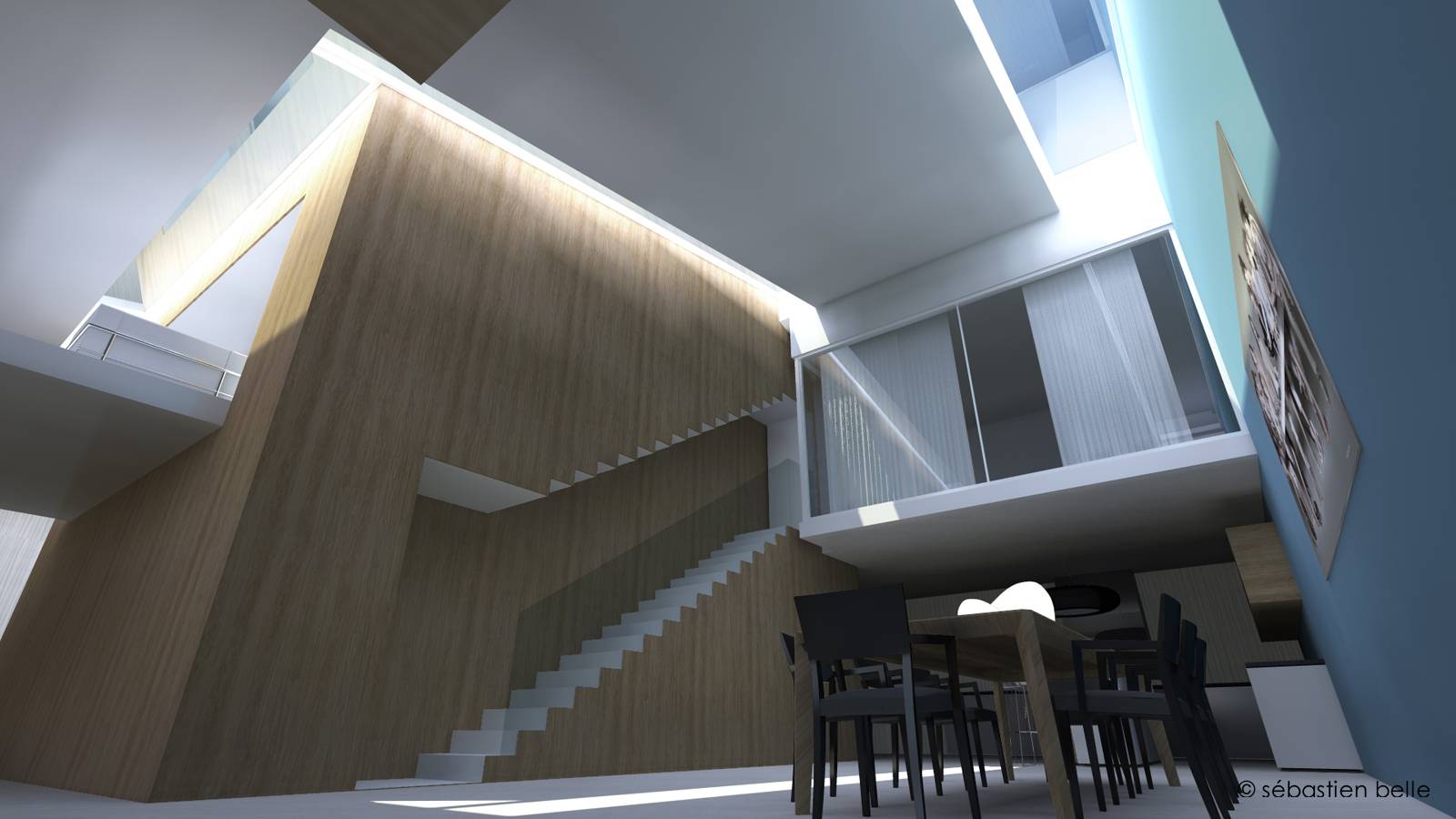 création d'un loft design et épuré à Lyon 6