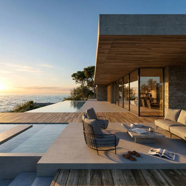 Villa face à la mer en Corse