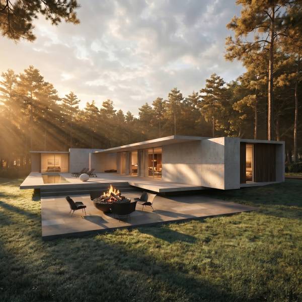 Maison contemporaine à Saint Cyr au Mont d'Or en Rhône