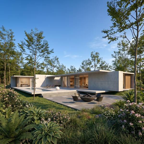 Maison contemporaine à Saint Cyr au Mont d'Or en Rhône