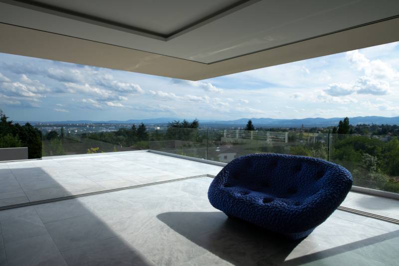 Villa moderne avec vue panoramique sur Lyon