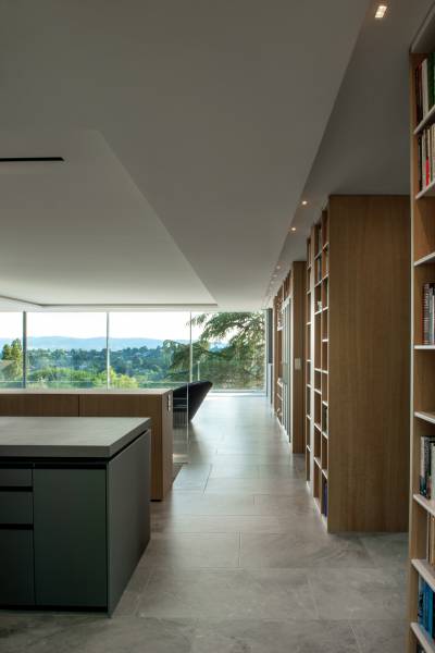 Intérieur de ville moderne près de Lyon