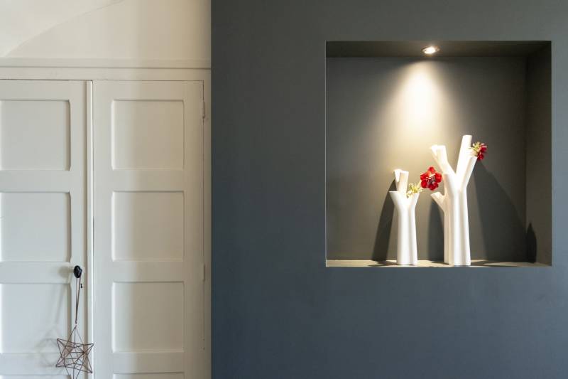 détail niche moderne et ancien