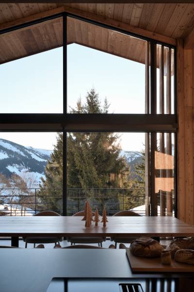Chalet moderne près de Megève : un écrin ouvert sur les Alpes