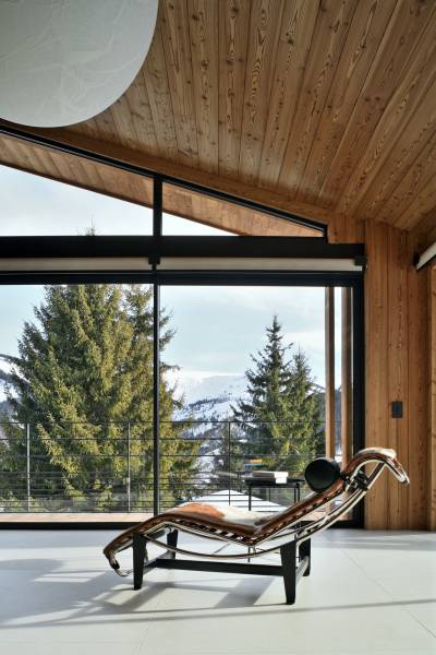 Chalet moderne près de Megève : un écrin ouvert sur les Alpes