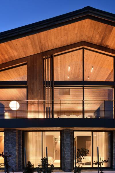 Chalet moderne près de Megève : un écrin ouvert sur les Alpes