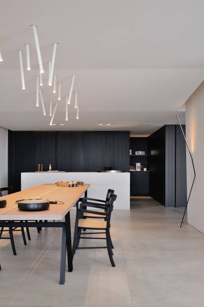 Vus sur cuisine semi ouverte