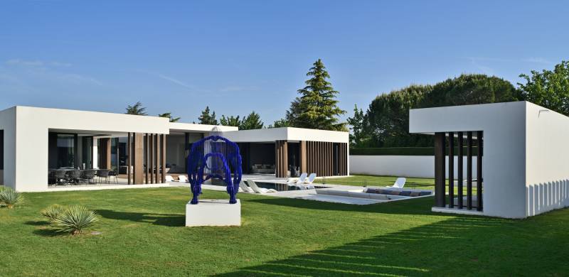 Vue générale villa moderne Valence