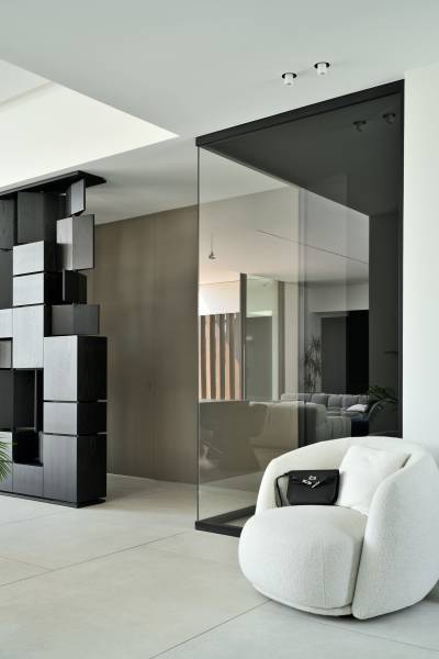 entrée villa moderne