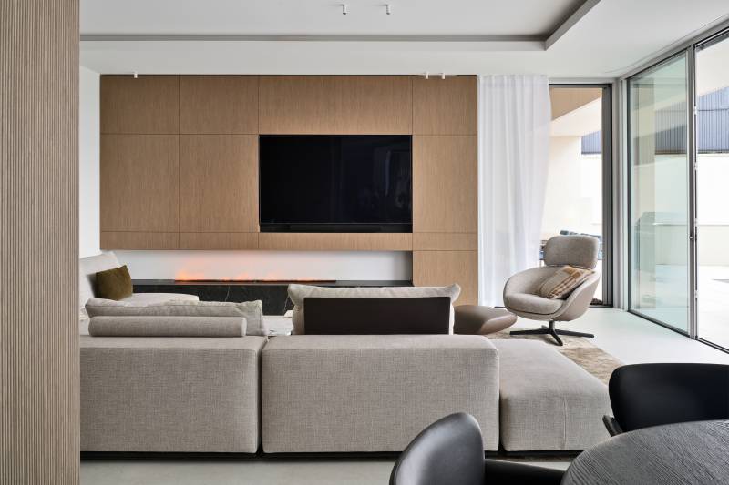 Intérieur d'une villa moderne près de Lyon