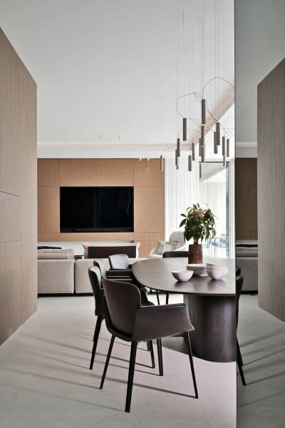 Intérieur d'une villa moderne près de Lyon