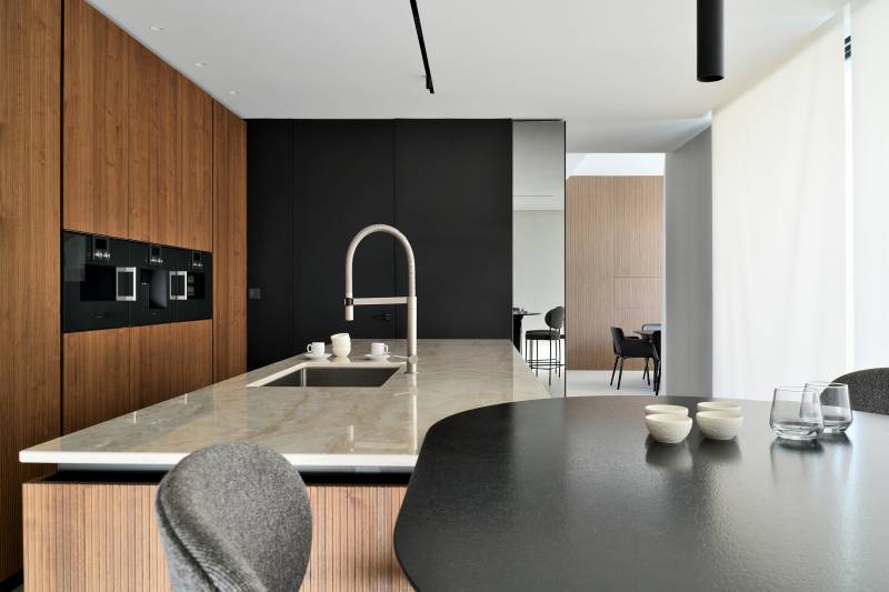 Intérieur d'une villa moderne près de Lyon