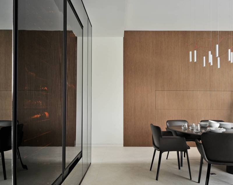 Intérieur d'une villa moderne près de Lyon