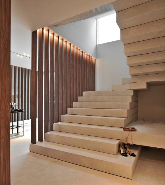 Intérieur d'une villa moderne près de Lyon