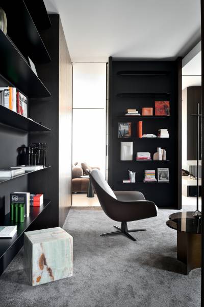 Architecture moderne en bord de lac près de Lyon