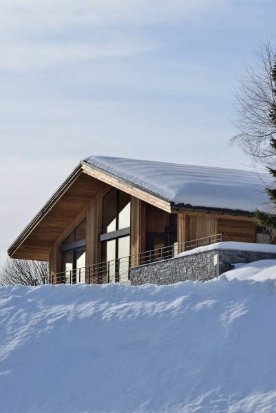 Chalet moderne près de Megève : un écrin ouvert sur les Alpes