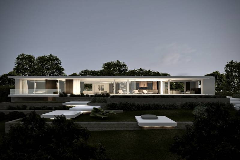 Villa contemporaine d'architecte près de Nice