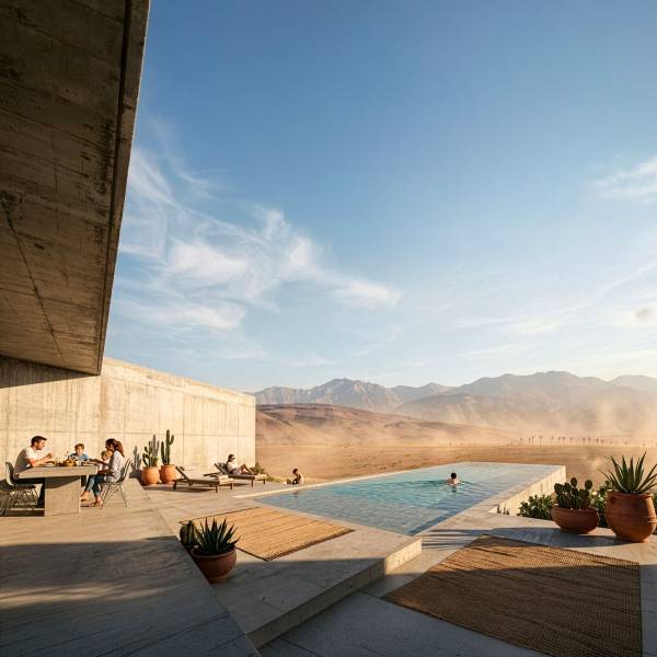 Villa moderne près de Marrakech au Maroc