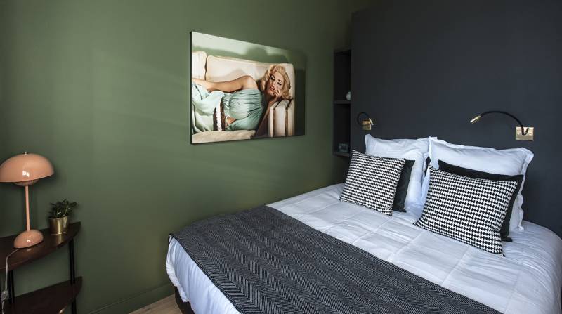 Chambre élégante dans T2 à Lyon