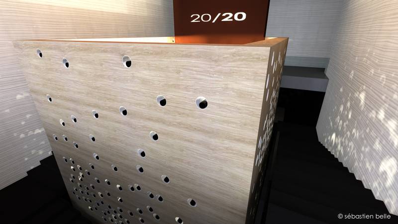 design intérieur d'une boutique de vin à Lyon 9