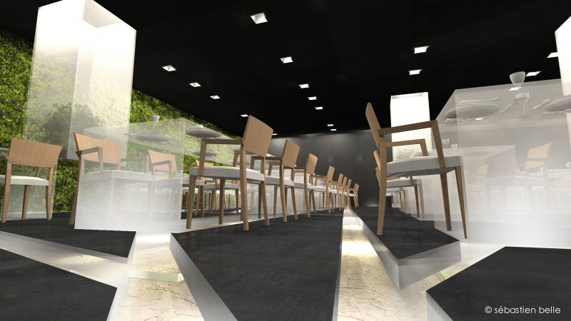 intérieur contemporain et original par architecte d'intérieur à Lyon