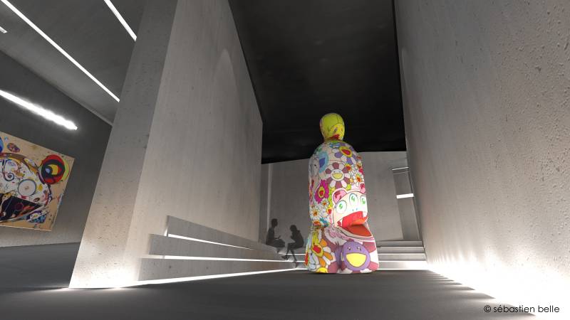 agencement et design d'un musée contemporain à Paris 15