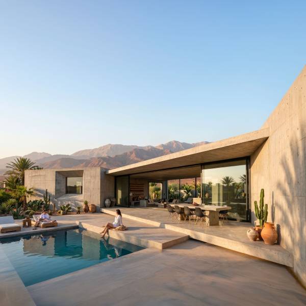 Villa moderne près de Marrakech au Maroc