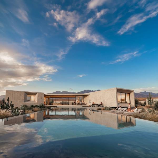 Villa moderne près de Marrakech au Maroc