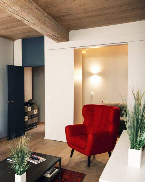 décoration d'une suite d'hôtel design à Lyon 2