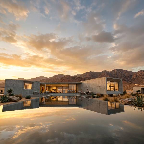 Villa moderne près de Marrakech au Maroc