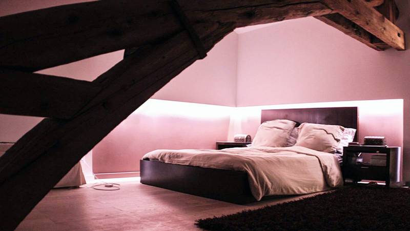 rénovation moderne d'une chambre par décorateur intérieur designer à Lyon 9