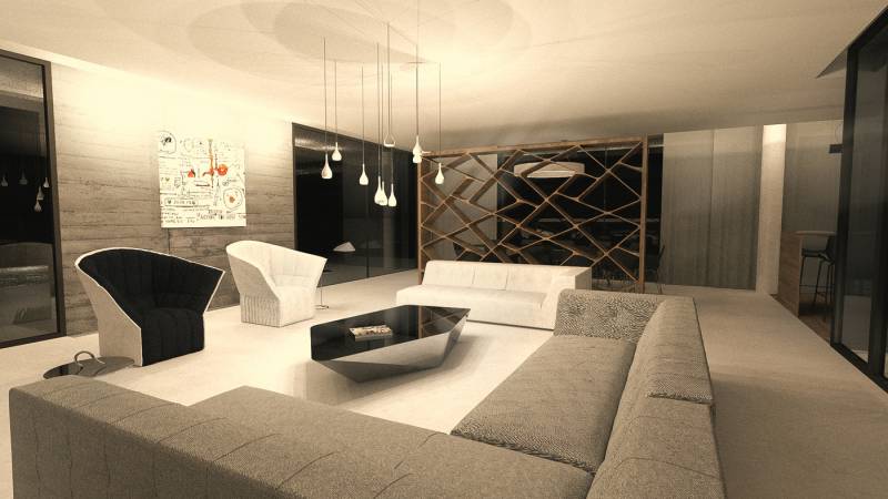 design interieur de maison contemporaine près de Lyon