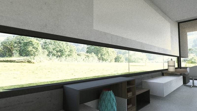 intérieur design dans maison contemporaine près de Collonges au Mont d'Or