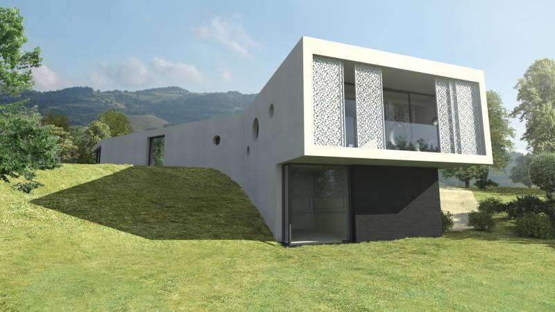 maison d'architecte design à Saint Fortunat