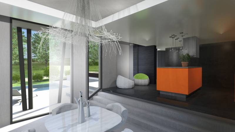 architecte d'intérieur près de Lyon pour maisons contemporaines