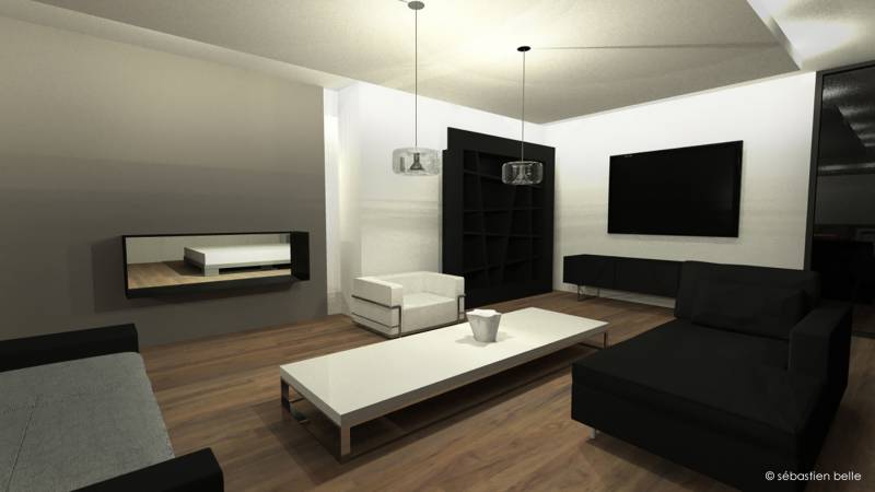 intérieur design de maison contemporaine à Aix-en-Provence