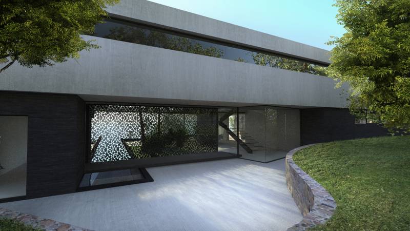 villa contemporaine d'architecte très épurée près de Sainte-Maxime