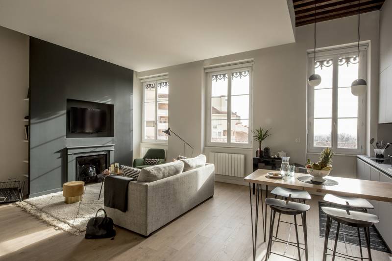 Intérieur d'architecte à Lyon 4