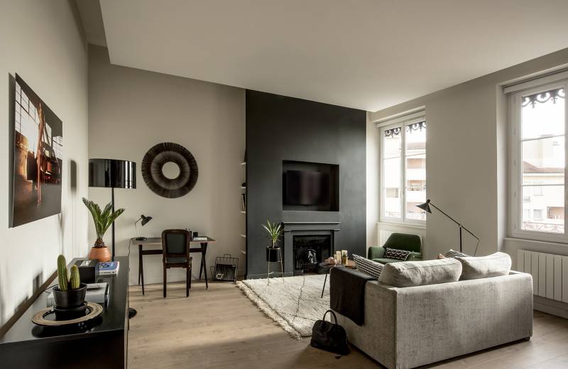 Rénovation complète d'un appartement chic Lyonnais